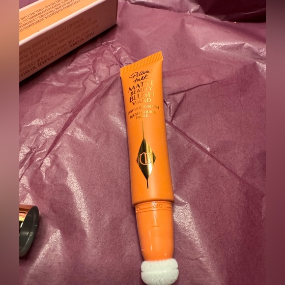 NIB Matte Beauty Blush Pillow Talk Peach Pop Charlotte Tilbury - Picture 4 of 5